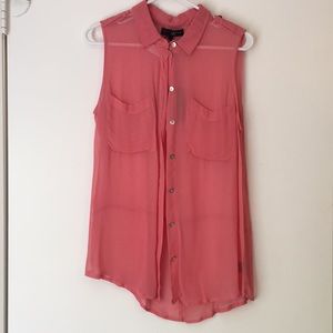 Sanctuary Clothing brand coral top